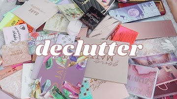 getting rid of my eyeshadow palettes...(part 2) *makeup declutter 2023* 🥲