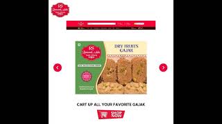 Order rajasthani gajak online in india | Buy gajak online from ramsewak sahu gajak udhyog screenshot 2