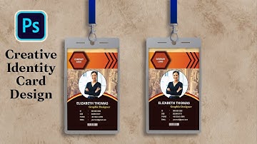 Creative ID Card Design In Photoshop | Company Badge ID Card Design | Corporate Identity Card Design