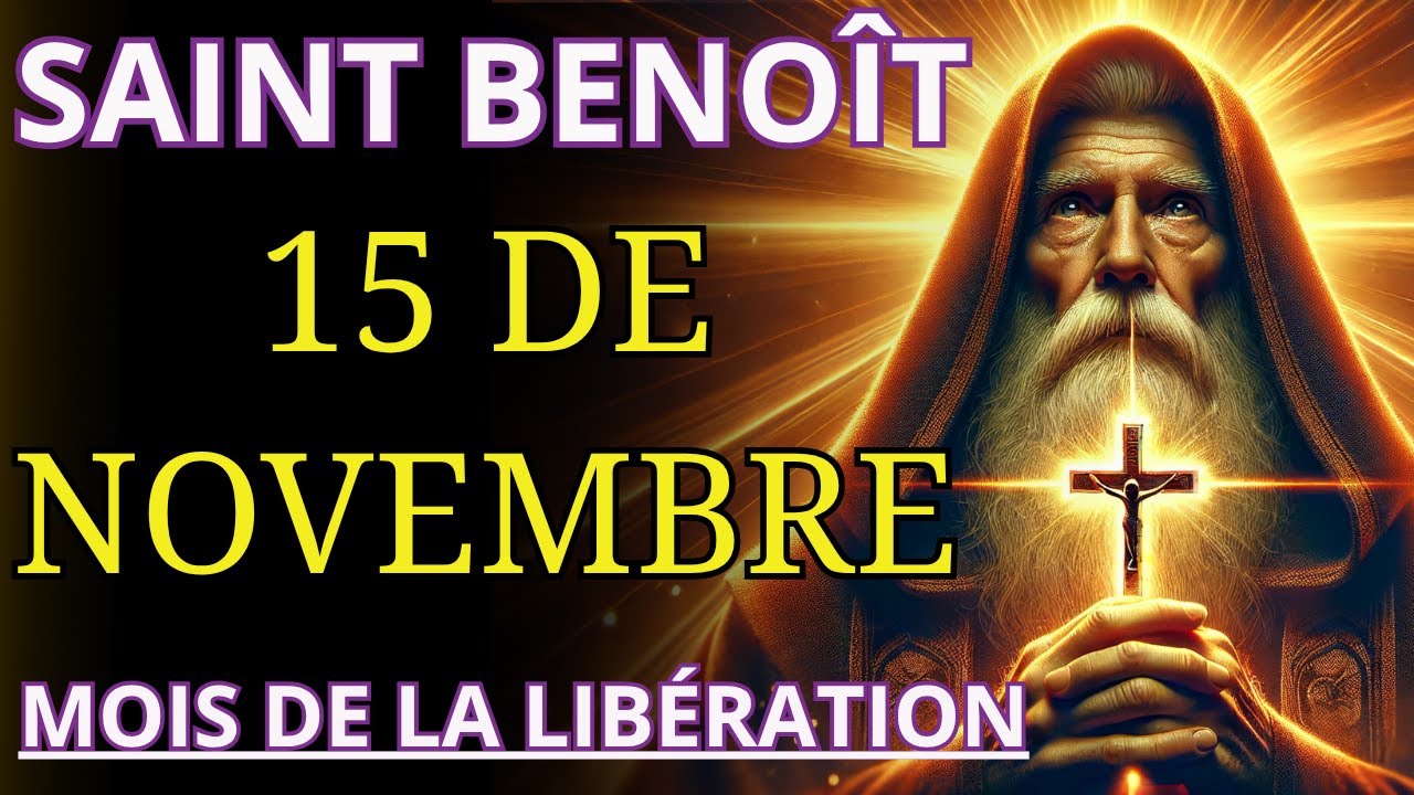 🙏SAINT BENOÎT🙌 Prie MAINTENANT et VOIS les BÉNÉDICTIONS ENTRER dans ta VIE!