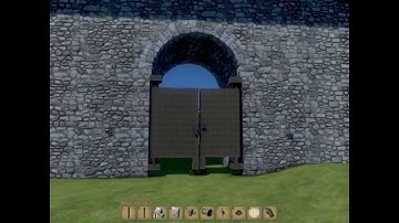 Medieval Engineers easy locking gates testing ground