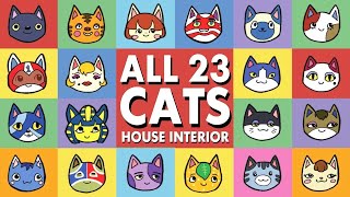 All 23 Cat Villager House Interiors in Animal Crossing: New Horizons