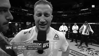 Justin Gaethje goes out on his shield