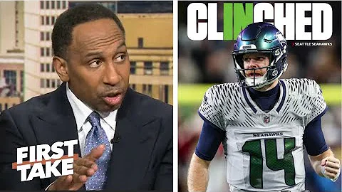 FIRST TAKE | NFL World owes Sam Darnold an APOLOGY! - Stephen A. on Seahawks stun Rams 38-37 in OT