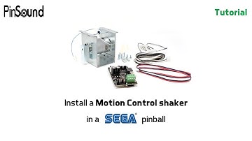 How to install a Motion Control Shaker kit in a SEGA pinball machine