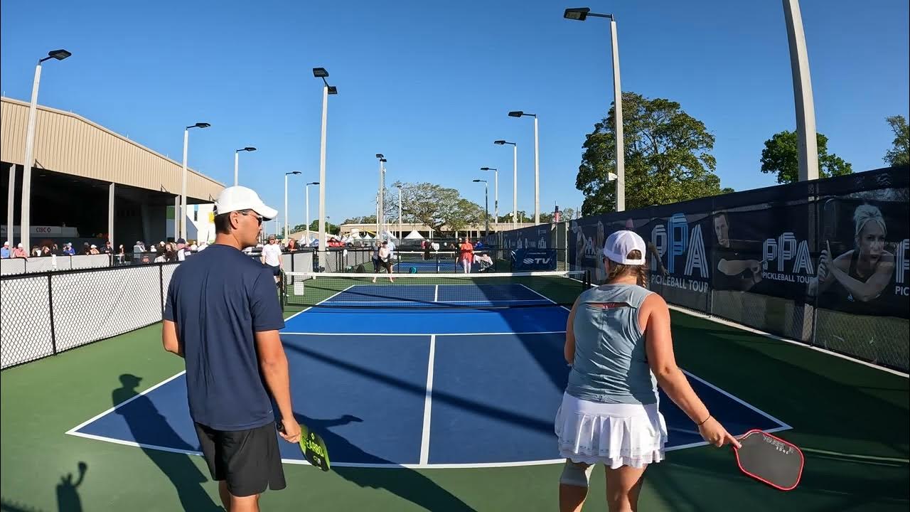 PPA Daytona March 2023 mix doubles 4.5 jamie and ro match two part one