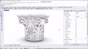 Fabrizio Banfi_Learn Rhino 04 - Basics - Mesh model - How to display, edit, delete, trim mesh faces
