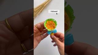 Tiny Paper Bouquet DIY 🌸 Easy Craft Idea #shorts