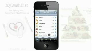 MyDASHDiet iPhone App - Overview Video Tutorial screenshot 4