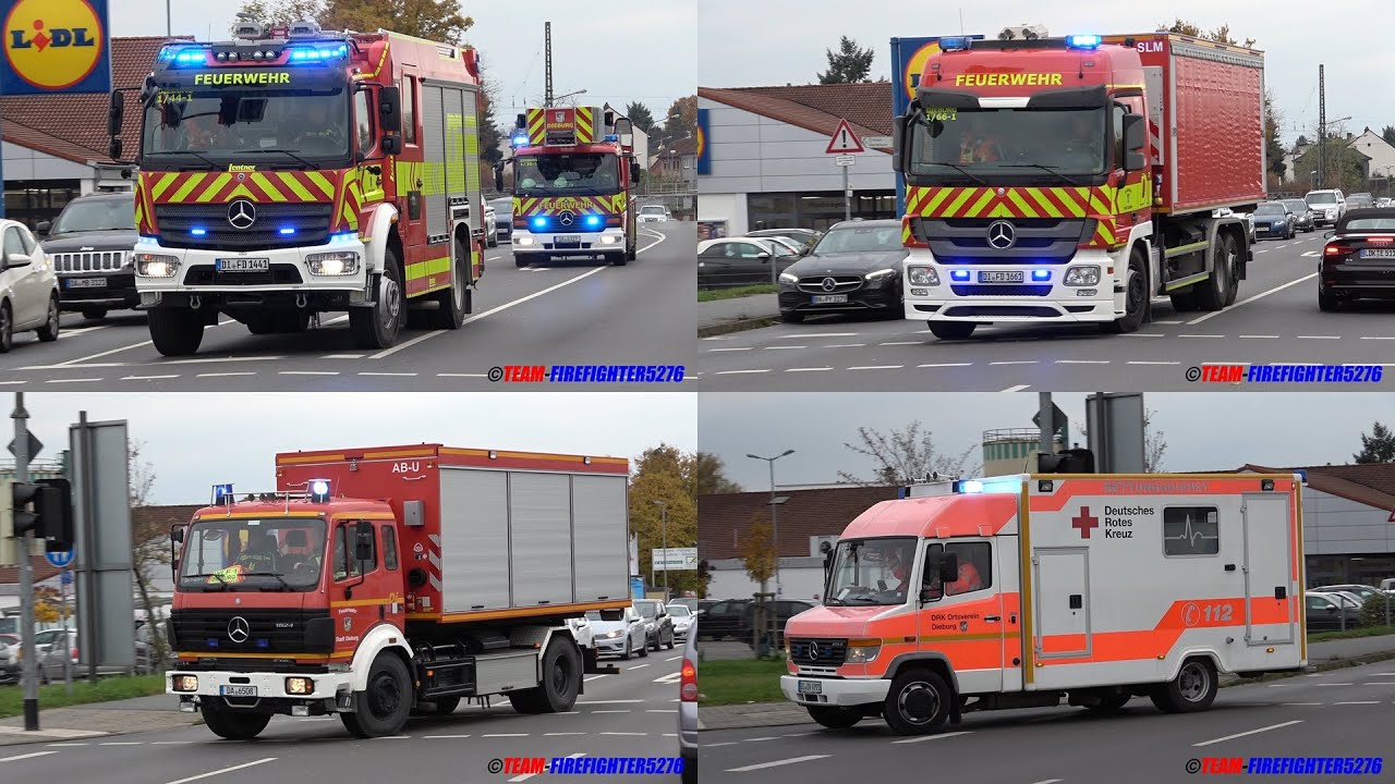 [Sirenenalarm in Dieburg - Explosion bei ProChem] Großübung von Feuerwehr und Rettungsdienst