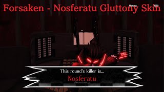 Roblox Forsaken - Nosferatu Gluttony Skin Gameplay @ElectricSans173