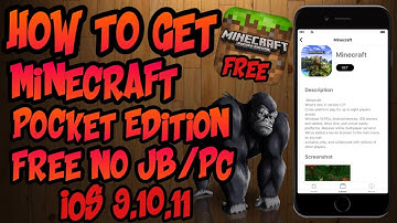How To Get Minecraft Pocket Edition Free 2018 (No Jailbreak/PC) iOS 9,10,11