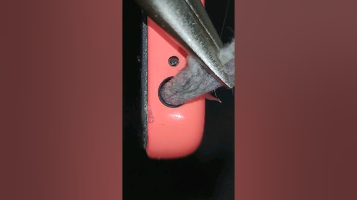 Cleaning iPhone audio jack with hot glue ❌ #satisfying #cleaning #asmr