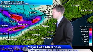 Lake Effect Followed by Thanksgiving Week Storm : Nov 18, 2014