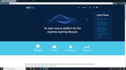 Getting started with mlflow for machine learning lifecycle