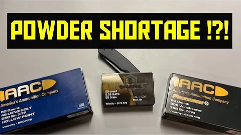 AAC Halts Production - Powder Shortage ￼!!!