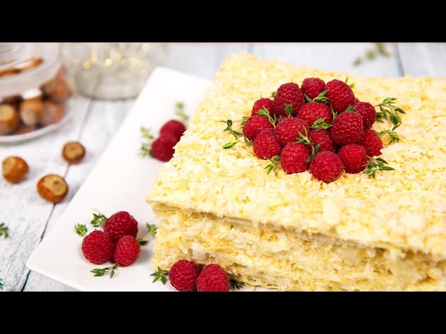 Изображение Торт НАПОЛЕОН Нереально Вкусный рецепт | Ленивый НАПОЛЕОН ( Napoleon Cake )