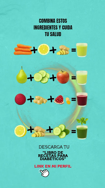 Prepara tus bebidas saludables sin azúcar, el libro 📕 de recetas completas está en mi perfil