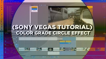 (Sony Vegas Tutorial) Color grade circle effect
