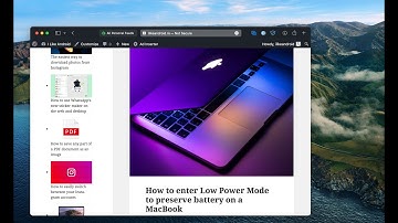 How to Switch to and from Compact Tabs in #Safari on# Mac