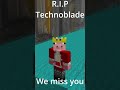 R.I.P. Technoblade | Skyblock | Goodbye Nostalgia