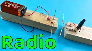 How to make the world's easiest Radio ! Do it yourself at home!