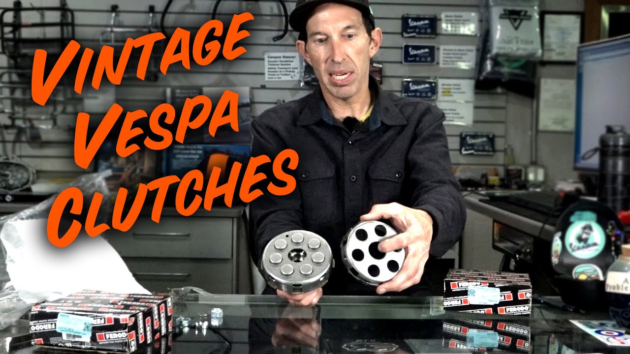 Two Types of Vintage Vespa Clutches and How to Rebuild Them
