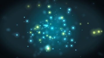 Spinning Blue Particle Cloud Motion  | Free Animation Background
