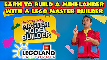 Learn to Build a LEGO® Mini Lander with a Master Builder at LEGOLAND® California