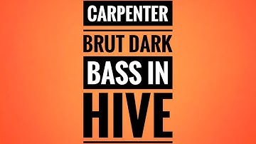 Carpenter Brut Dark Bass in Hive | EDM Tutorials