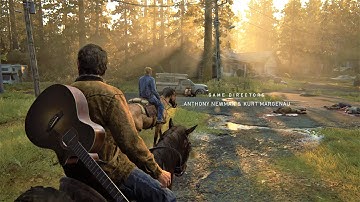 Joel and Tommy Ride Into Jackson Intro | The Last of Us Part II | PS5 4K 60FPS