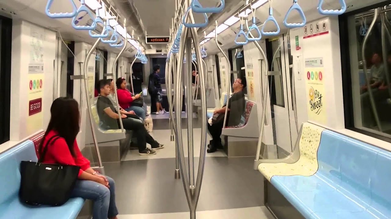 SBS Transit Downtown Line Bombardier Movia C951 Set 05 Ride from Bugis ...
