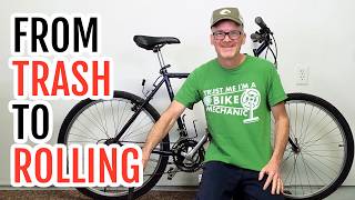 1991 MTB Restomod β Commuter Bike Build from a Trash Find