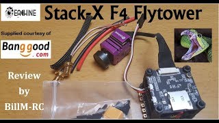 Eachine Stack-X F4 Flytower review & Green Mamba Build Preview