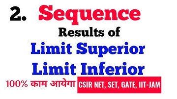 2|Limit Superior|Limit Inferior|Lim Sup and Lim Inf|Sequence of Real Number|Rahul Mapari
