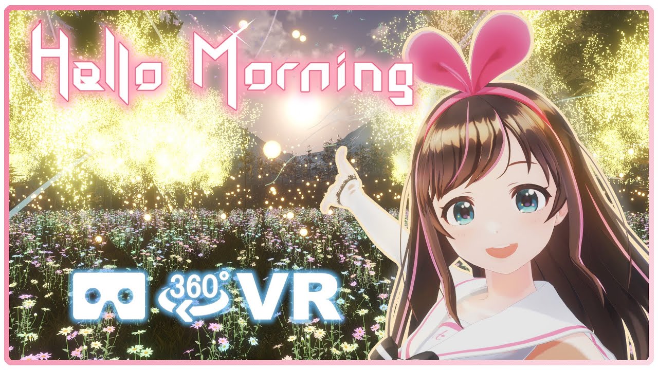 Vr 8k 360 Kizuna Ai Hello Morning Happy New Year Edition Special Music Video Youtube