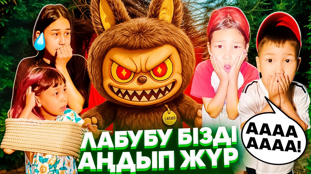 ЛАБУБУ БІЗДІ АҢДЫДЫ😳АНЕЛЬ МЕН АРУНАНЫ ҰРЛАП КЕТТІ😱#trend