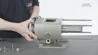 360° Service & Maintenance video: Alfa Laval Twin Screw - reverse flow direction and set timing