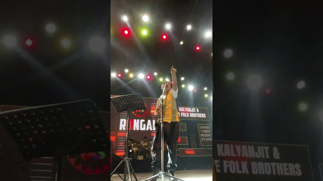 Bapon ahile kalyanjit dutta nipu Rongali festivallive fusion music band livemusic  short video