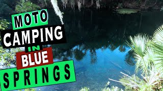 Motorcycle Camping Blue Springs, Florida | Part 1 - Storms & Tornado warnings.