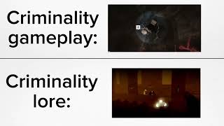 criminality gameplay vs lore