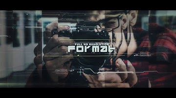 Techno Vision Parallax Slideshow - After Effects template