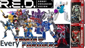 **see newer video** Every Transformers R.E.D. Robot Enhanced Design Comparison List