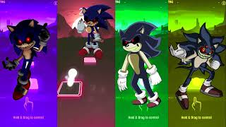 Sonic Exe VS SONIC EXE (Evolution Phases) &quot;Tiles Hop EDM&quot;
