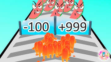 TikTok Satisfying Mobile Game Android, iOS GamePlay Video ASMR Coin Rush, Count Master, Coffee Stack