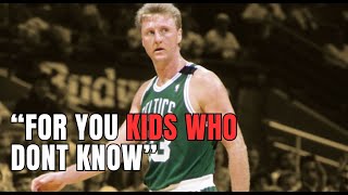 By the Way - Larry Bird was Awesome