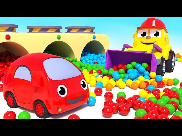 THE COLORS SONG - LEARN COLOURS WITH FRIENDS ON WHEELS AND LITTLE CARS class=