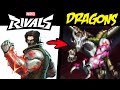 What if MARVEL RIVALS Were DRAGONS?! P2 (Lore &amp; Community Redraw)