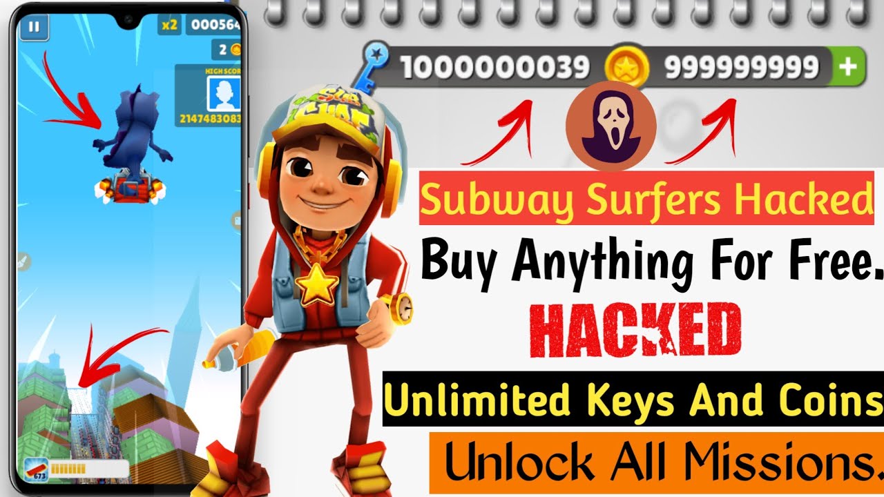 Subway Surfers Hack and Cheats  Subway surfers game, Subway