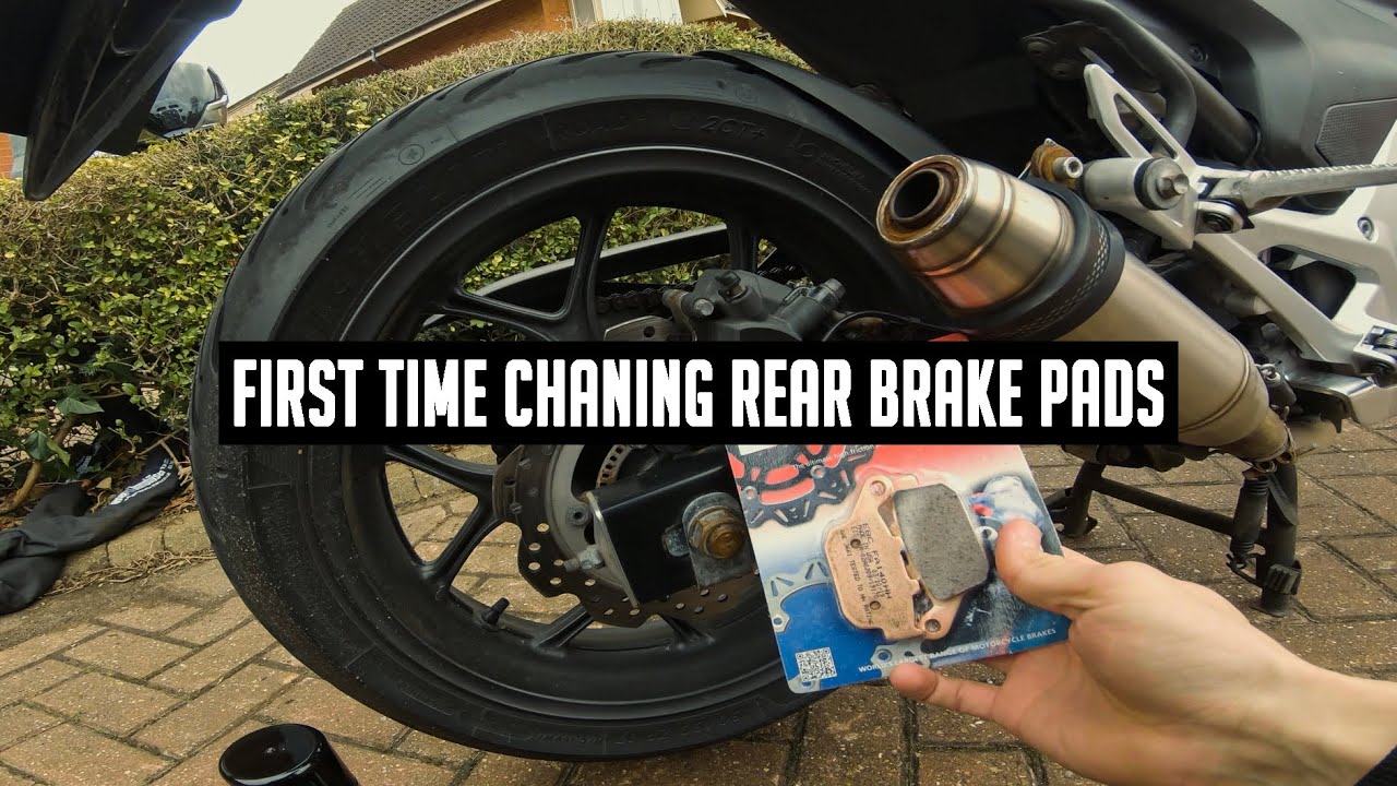 CHANGING REAR BRAKE PADS ON HONDA NC700X YouTube